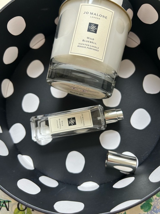 Jo Malone wild bluebell candle set holiday gift set 2 fullsize items